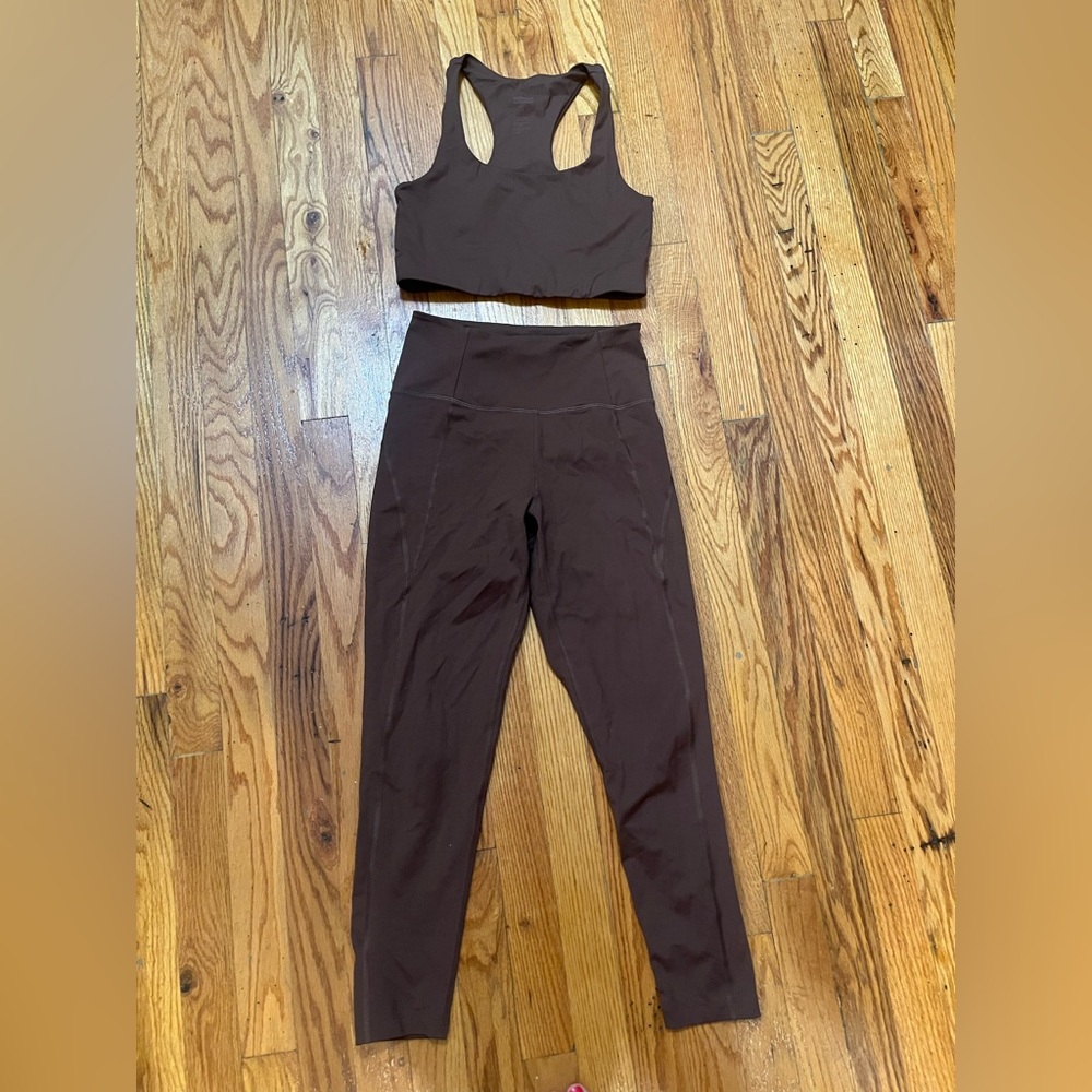 Girlfriend Collective Brown Set